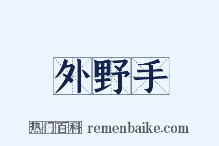 外野手是什么意思的图片
